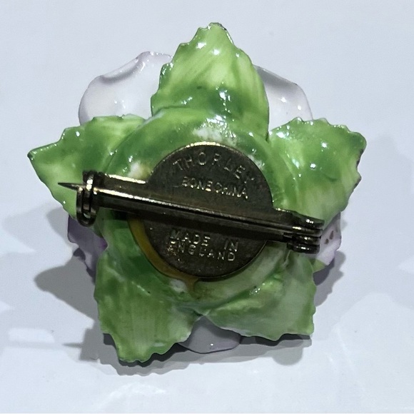 Vintage Rose Pin Thorley Bone China Made In England - Picture 5 of 5